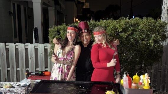 Private Hibachi Chef for Bachelorette Parties in Florida